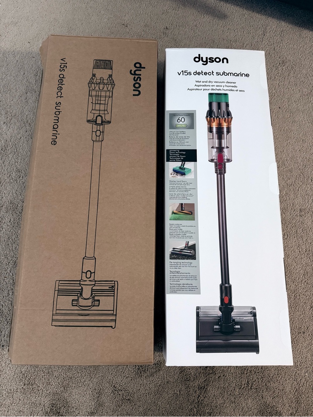Dyson v15s Detect Submarine Cordless Vacuum 
Brand new